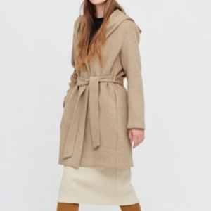 Uniqlo Double Face Hooded Coat